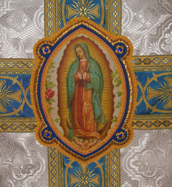 Our Lady of Guadalupe Roman Vestments in Russian Fabric